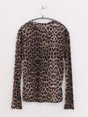 BASERANGE Classic Bamboo Fiber and Cotton Long Sleeve T-Shirt Collection Crew Neck Base Shirt French BAS-TTLS-BLP-AU25-LEOPARD (TOLS-BL-000 TTLS)